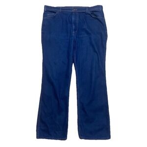 Levi's Mens‎ Orange Tab Jeans 42x30 Vintage High Rise Straight Dark Wash USA 80s